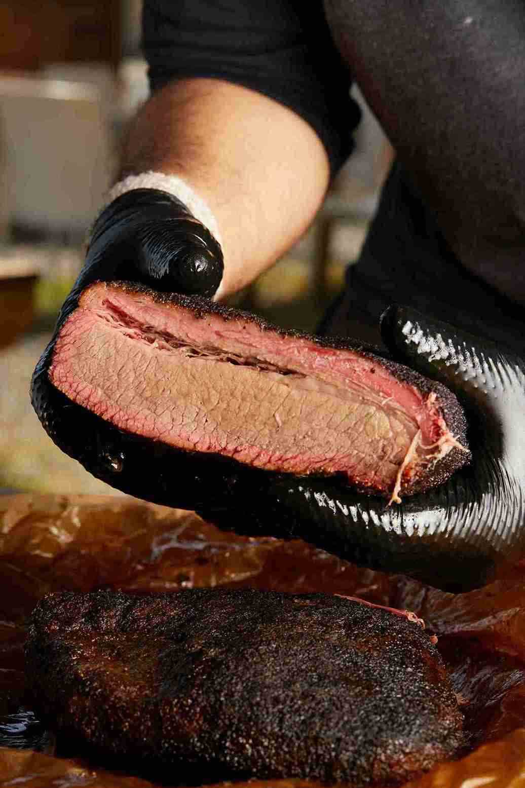 Brisket op de Kamado BBQ Brisket op de Kamado BBQ