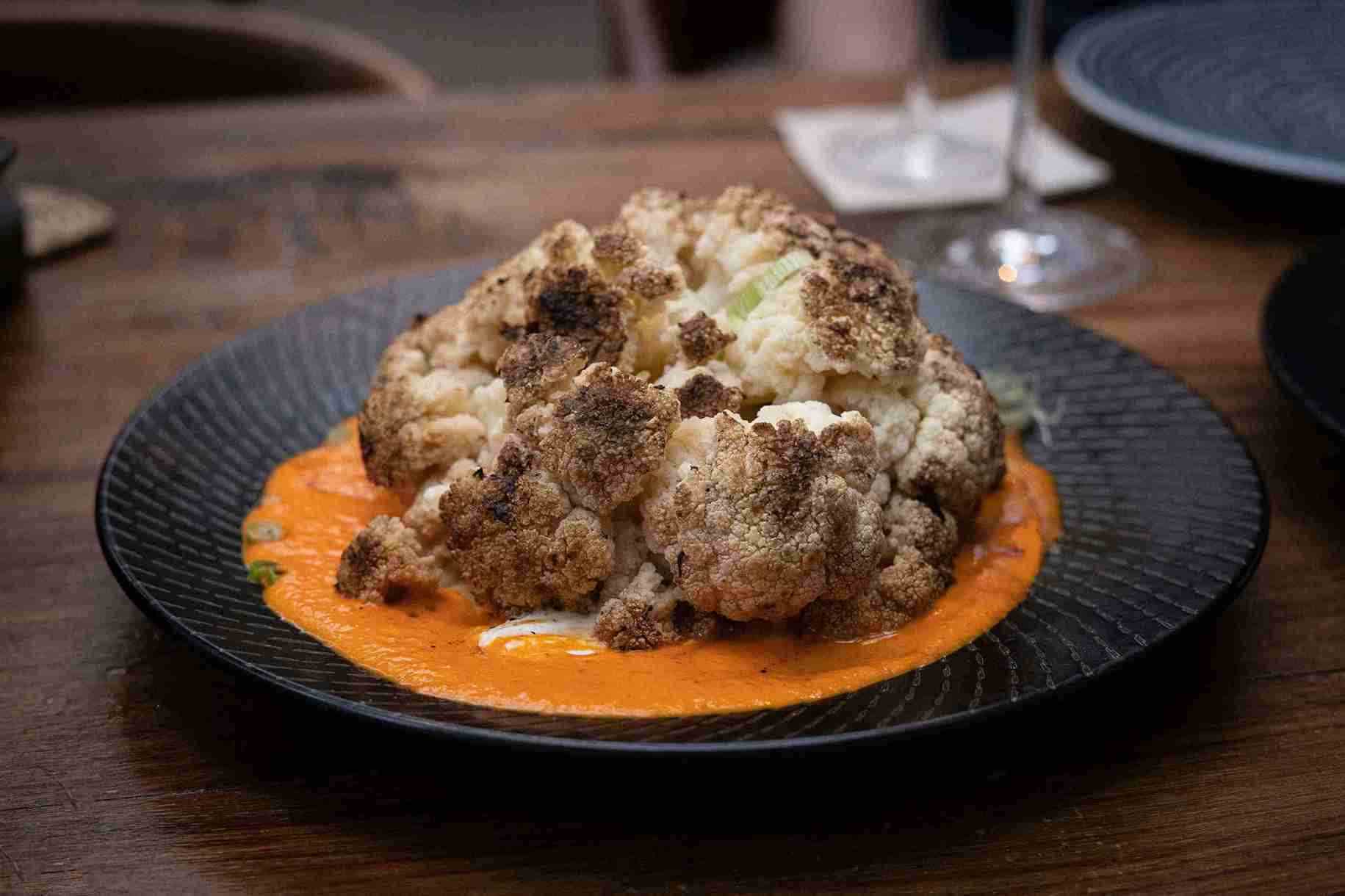 Whole Roasted Cauliflower on the BBQ